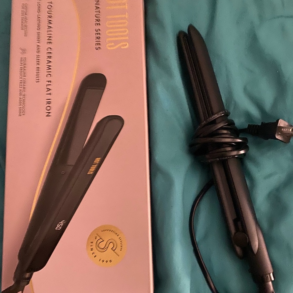 Hot tools flat iron Signature Series